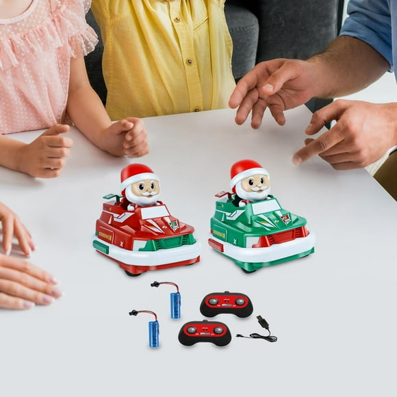 Coches RC navideños, coches de control remoto con música y luz, coche de carreras RC con expulsión para niños, regalo de cumpleaños para niños