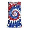 thumbnail image 6 of WAENQINLA Men's Casual American Flag Tank Tops Tie-Dye 4th of July Tank Top Summer Sleeveless Gym Workout Patriotic Tees, 6 of 7