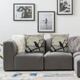 thumbnail image 2 of nygtbtfer on a Tree Branch Pillow Case Black White (Bird) White, 2 of 7