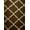 Chocolate/Gold, variant on Blackout Curtain Panel Contemporary Moroccan Foil Printed 54"x84" Decorative Grommet Single Window Treatment Natalie, Chocolate / Gold