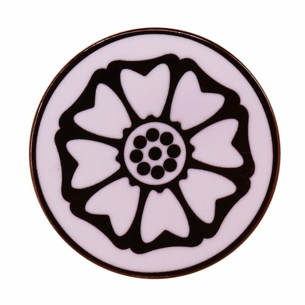 Avatar The Last Airbender White Lotus 0.75 Inches in Diameter Enamel Metal Pin