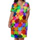 thumbnail image 2 of Vestido holgado con bolsillos y estampado de cuadros brillantes para mujer, vestido largo de verano 2025, ropa estética para mujer., 2 of 6