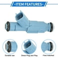 thumbnail image 4 of Fuel Injector No.XF1E-9F593-A5A Fuel Injection Nozzle for Dodge for Ram 1500 02-07 4.7L Blue, 4 of 7