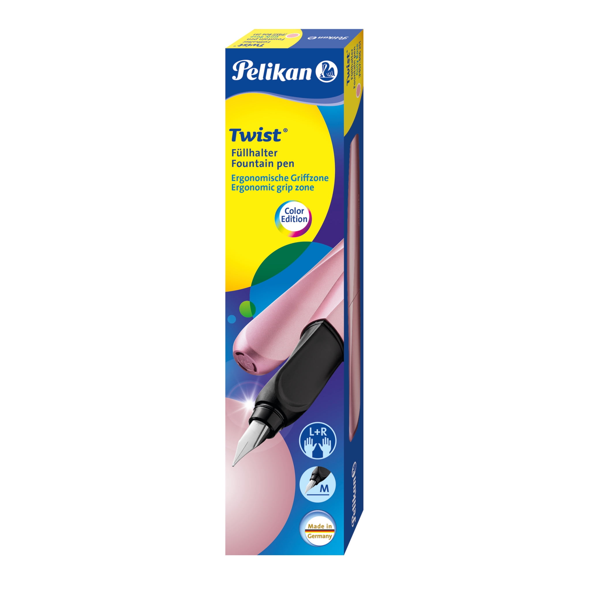 Pelikan Twist Girly Rose Fountain Pen - Medium
