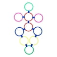 thumbnail image 2 of 10Pcs Speed Agility Training s, Sports Speed Set, Exercise Speed Set, Soccer Training s Set for Trainers, Home, Gym Athletics 28cm, 2 of 10
