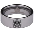thumbnail image 2 of Sri Yantra Tungsten Carbide Ring, 2 of 9