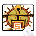 thumbnail image 1 of Egypt Figure Sun Totem Mousepad Stitched Edge Mat Rubber Gang Pad, 1 of 2