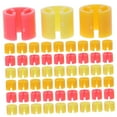 thumbnail image 6 of OULII 300Pcs Retail Tags Clothes Hanger Size Marker Plastic Round Button for Inventory, 6 of 8