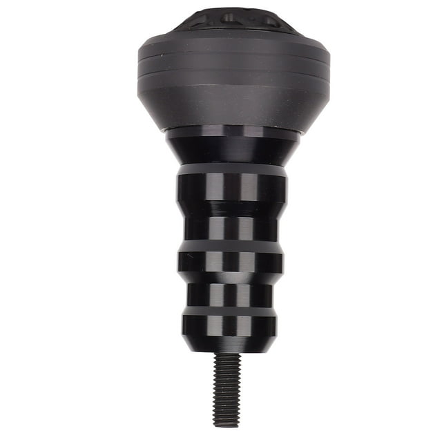 Coussin Coulissant pour Cadre de Fourche, Protection contre les Chutes de Roue Anodisé Résistant aux Contraintes Universelle pour le Remplacement de la Moto pour Fz6 R6 Noir