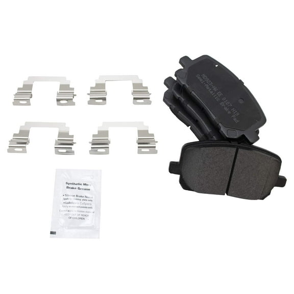 TRQ Front Premium Posi Metallic Disc Brake Pad Set for Pontiac Toyota BFA73640 Fits select: 2003-2008 TOYOTA COROLLA, 2003-2008 TOYOTA COROLLA MATRIX