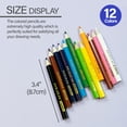 thumbnail image 4 of BAZIC 12 Mini Colored Pencils, Set for Art Drawing Sketching, 24-Pack, 4 of 9