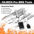 thumbnail image 2 of Dad Gifts, Dad Birthday Gifts from Daughter Son Heavy Duty Grilling Accessories Kit for Backyard BBQ, Thick Stainless Steel Grill Utensils with Non-Slip Handle Tool for Man on Christmas, 2 of 6