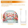 thumbnail image 3 of Flamingoes Flowers Floral Leaves Light Napkin Holder for Table Clear Napkin Stand Paper Holder Acrylic Organizer Dispenser Napkins for Dinner Kitchen Restaurant Room, 3 of 8