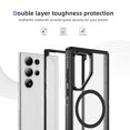 thumbnail image 2 of Dteck Magnetic Case for Samsung Galaxy S25 Ultra Compatible with Magsafe Dual Layer TPU+PC Military-Grade Protection Shockproof Rugged Protective Hybrid Cover for Galaxy S25 Ultra,Clear+Black, 2 of 7