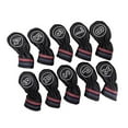 thumbnail image 3 of 10 fundas para cabezas de palos de golf, fundas de cuña, protección decorativa, suministros portátiles, protectores para entusiastas y principiantes. Negro, 3 of 8
