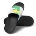 thumbnail image 4 of GZHJMY Stylish Slides for Women Men, Cute Dinosaur Swimming in The Sea Soft Flexible Slip-on Sandals Slippers, 4 of 7