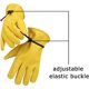 thumbnail image 4 of Guantes de trabajo de cuero para jardinería, guantes de jardinería a prueba de espinas para hombres y mujeres (XL) JFHHH pequeña, 4 of 5