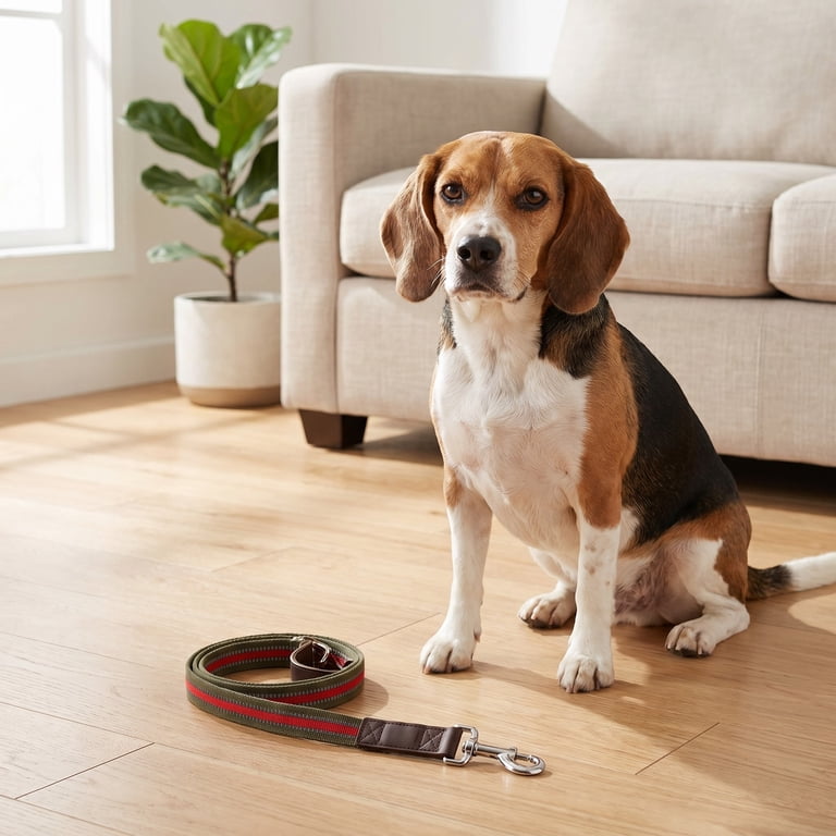 Vibrant Life 6' Reflective Leash, Olive photo 3