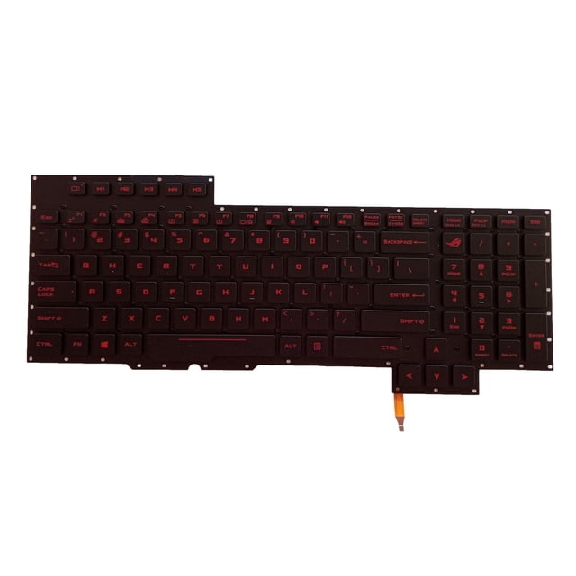 para computadora portátil Reempzo retroiluminación en inglés . UU. para GX700 Gx700 Gx700VO Soledad teclado del ordenador portátil