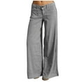 thumbnail image 2 of Aboser Womens High Waisted Jeans Loose Wide Leg Pants for Women Spring Summer Casual Dress Pant Y2K Long Work Trousers with Pockets, 2 of 6