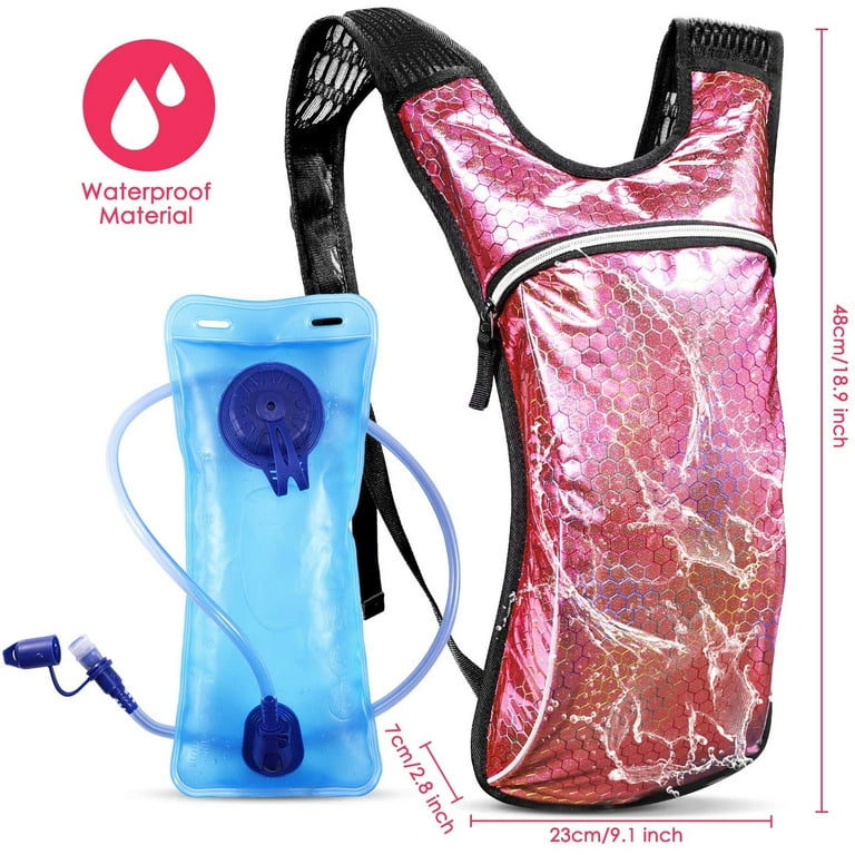 KUYOU Hydration Backpack with 2L Water Bladder for Hiking Climbing