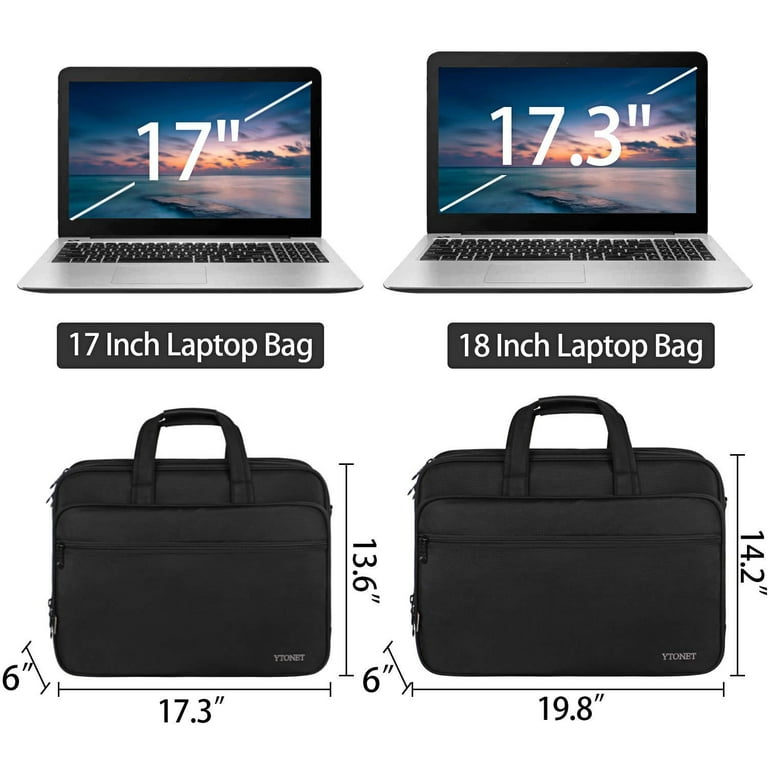 Ytonet Rolling Laptop Bag, 17 Inch Rolling Briefcase for Men Women, Water  Resistant Roller Bag with Wheels and USB Charging Port for Business Travel