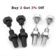 thumbnail image 2 of Pendientes de tuerca Yashi para piercing de acero inoxidable punk rock unisex 1 par azul, 2 of 4
