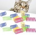 thumbnail image 6 of Keyohome Colorful Springs Cat Toy,16 Pcs Cat Coil Toy Durable Plastic Spiral Spring Cat Toy Interactive Cat Toy Creative Cat Activity Toy Cat Bouncing and Training Fun Gift, 6 of 9