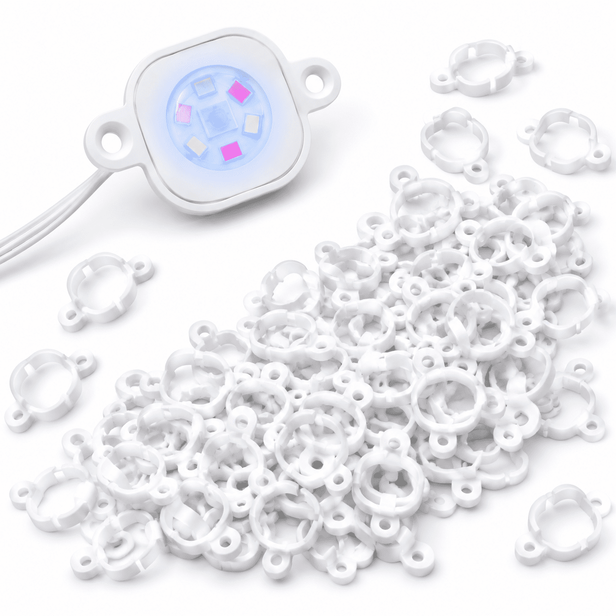 240 White Light Mounting Brackets Compatible With H706 Pro Lights