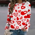 thumbnail image 2 of Chemises à Manches Longues pour Femmes, Col Rond Imprimé, Pull Léger, Vêtements d'Automne, 2 of 4