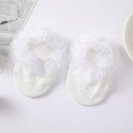 

Newborn Baby Girls Princess Lace Ruffles Socks Infants Cotton Warm Floor Socks 0-24M