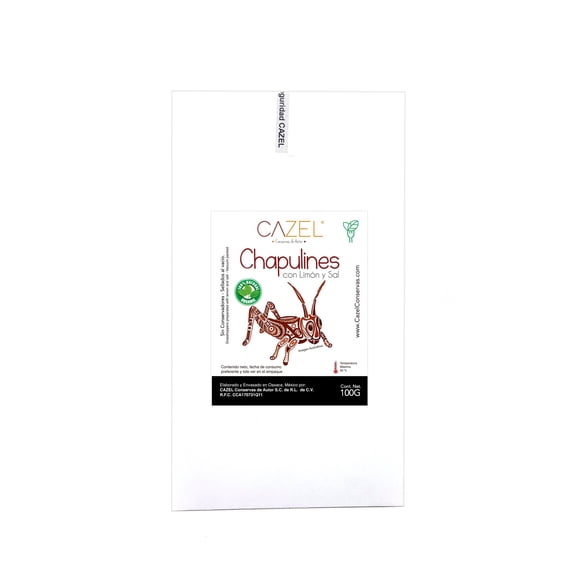 Chapulines Oaxaqueños Limón y Sal 100GR