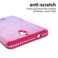 thumbnail image 5 of FIEWESEY For Alcatel Pixi 4 Phone Case Glitter Case Gradient Quicksand Series TPU Bumper Cushion Reinforced Corners Protective Bling Liquid Girls Women Case for Alcatel Pixi 4 6 inch - Pink+Purple, 5 of 7