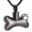 Gun Color, variant on Bone Pet Cremation Jewelry for Ashes Urn Necklace Paw Print Pet Keepsake Jewelry for Pet/Dog's/Cat's Ashes Pendant