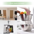 thumbnail image 4 of Kojooin Undermount Single Bowl Kitchen Sink, Stainless Steel Deep Basin for Kitchen Washing, Freestanding or Wall Mount, Portable Standing Utility Sink, Includes Bottom Set & Accessories, 4 of 7