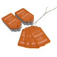 thumbnail image 3 of Inkdotpot Good Bye Tension Hello Pension Retirement Bottle Tag Real Rose Gold Foil Favor Hang Tags Pack Of 100, 3 of 6