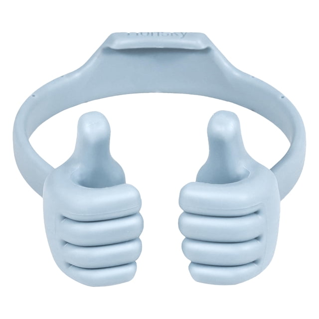 Soporte para teléfono móvil Honsky Thumbs up Universal Azul Claro