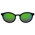thumbnail image 2 of Islander Eyes Maldives Polarized Sunglasses for Men and Women 3 Pairs Oversized Round Black, Grey & White Frames w/Blue & Green Mirror Lenses, 2 of 9