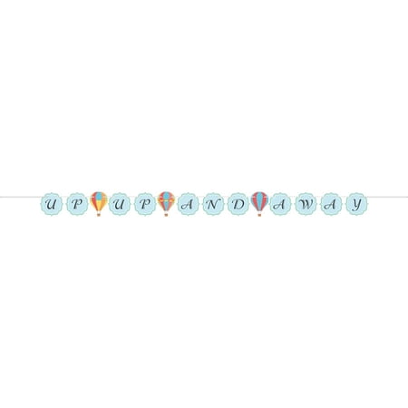 Up, Up and Away Shaped Ribbon Banner