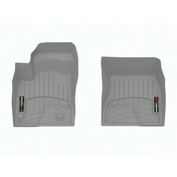 WeatherTech Custom Fit FloorLiners compatible with 2023-2025 Mitsubishi Outlander PHEV - 1st Row (Driver & Passenger), Grey