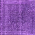 thumbnail image 1 of Ahgly Company Indoor Square Oriental Purple Industrial Area Rugs, 4' Square, 1 of 4