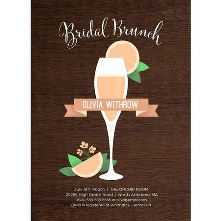 Mimosa Standard Bridal Shower Invitation