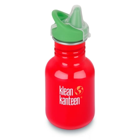 Klean Kanteen Stainless Steel 12oz Kid Kanteen Water Bottle with Sippy Cap - Farm
