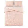 thumbnail image 2 of Mainstays 3-Piece Seersucker Comforter Set, Pink Blush, King, All Ages, Females, 2 of 7