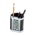 thumbnail image 2 of Victor Technology Electronic Pencil Cup, Black and Chrome (PH500), 2 of 2