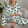 thumbnail image 6 of Sikiie Watercolor Turtle Women's Long-Sleeve Shirt and Full-Length Bottom Pajama Set (s-xxl)-X-Large, 6 of 7