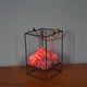 thumbnail image 2 of Lámpara artística de hierro con estatua de resina de llama de carbón de fogata, 1 pieza, funciona con 3 pilas AAA (pilas no incluidas), con efectos de iluminación LED realistas;, 2 of 7