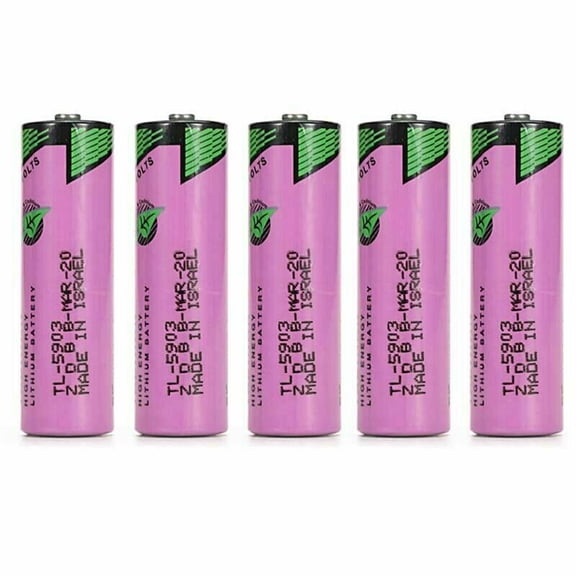 5 Pcs 3.6V SL-360 2.4Ah PLC/TL-5903 Battery 6ES7971-0BA00 for Siemens S7-400 PL and for Tadiran ER14500 ER14505 TL-2100