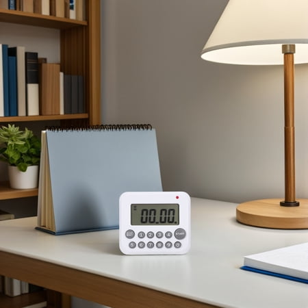 BESTYASH Digital Kitchen Timer with Large LCD Display and Loud Alarm Magnetic Ultra Thin Clock for Cooking