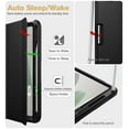 thumbnail image 3 of Suritch Case for iPad A16 11th Gen 11 inch 2025/iPad 10th Gen 10.9 inch with Screen Protector and Pencil Holder Tri-fold Stand Auto Wake/Sleep, Black, 3 of 7